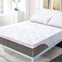 Los mejores  - Maxzzz Colchón Viscoelástica de Gel Fresco 90x190x25cm Espuma de Carbón de Bambú Inhibir el Olor del Colchón Dureza…